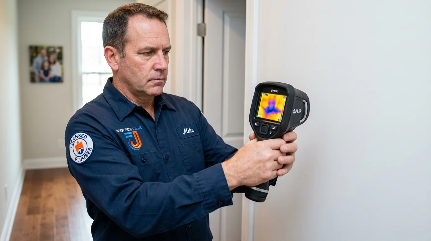 Thermal imaging leak detection by Johns Plumbing LLC in Manahawkin